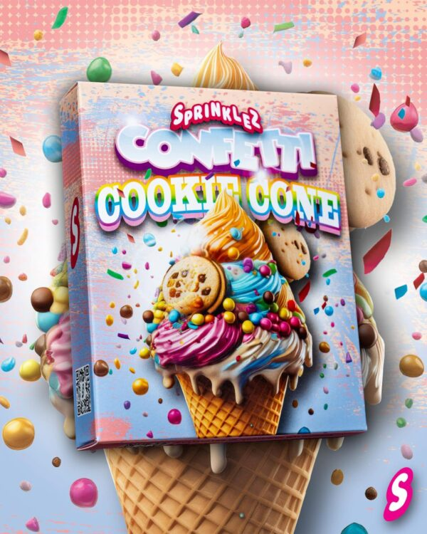 Sprinklez Confetti Cookie Cone